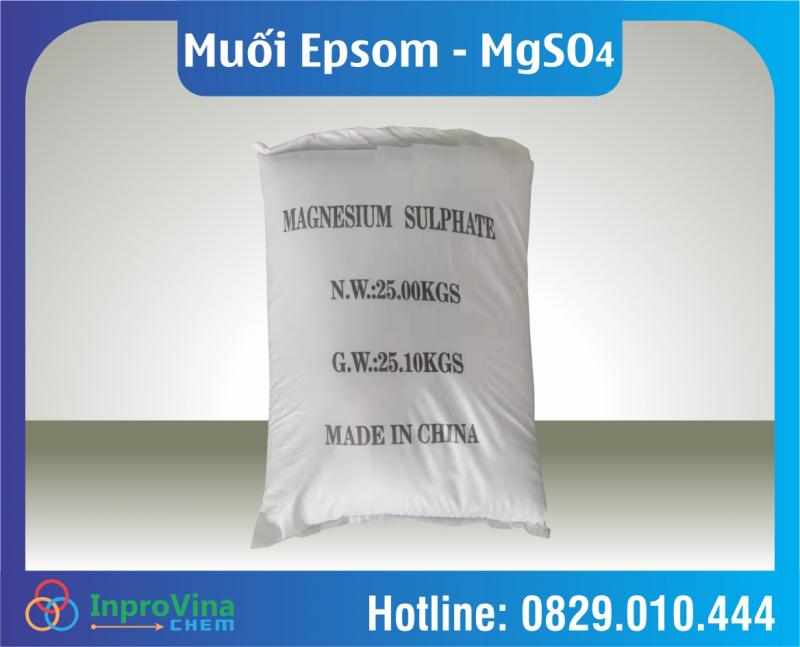 Muối Epsom - MgSO4 - Magie sulphat - Muối vô cơ