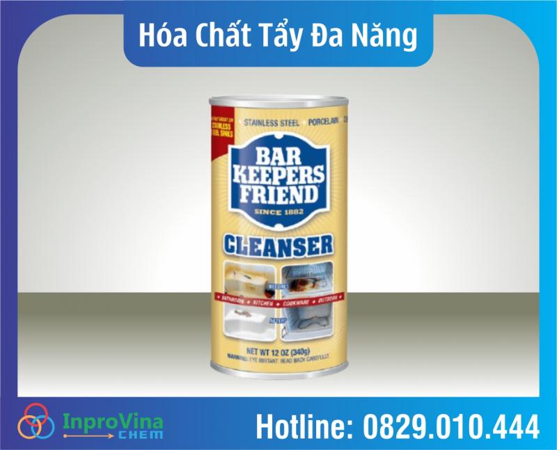 Hóa Chất Tẩy Đa Năng, Tẩy Canxi, Tẩy Ố Mốc Kính , Tẩy Xi Măng, Tẩy Vòi Sen – Bar Keepers Frend Clean Polish