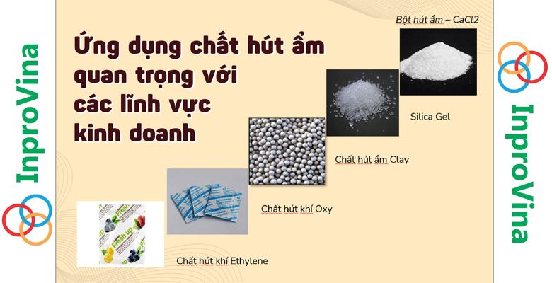 Ứng dụng chất hút ẩm quan trọng với các lĩnh vực kinh doanh